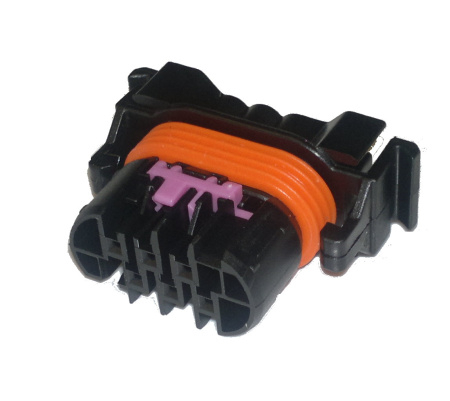 PLUG HOUSING, 6 pole, QUAD type terminals  (Bosch 1928403095)