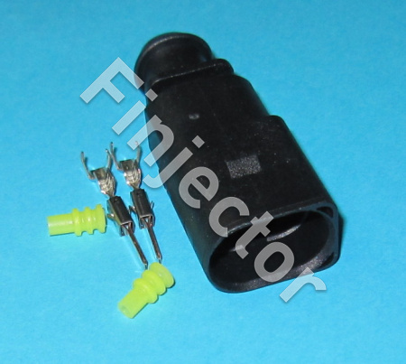 2-napainen naarasliitinsarja, 0.50-1 mm2 (1J0973802-SET-1)