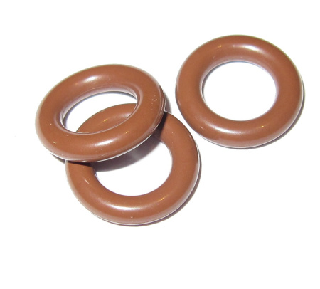 Viton O-rengas EV14-tyypin suuttimiin (alatiiviste), 8.3 / 14.4 mm. Yhteensopiva bensa ja E85. (SEAL-INJ-3)