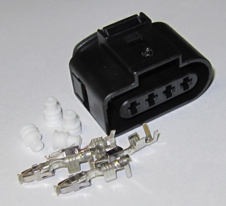 4 pole connector set, JPT terminals 1.5 - 2.5 mm2