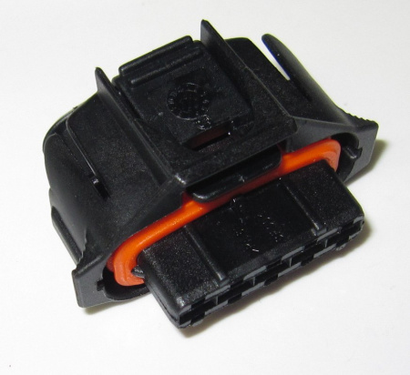 5 pole Bosch Compact connector, covered, JPT female pins, Code 1
