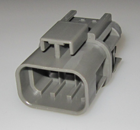 6 pole male connector, Sumitomo/YAZAKI. Pins: SUMI-MA-PIN-1