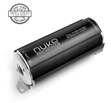 Fuel Filter 100 micron Stainless steel element, AN10 ORB (NUKE 200-01-202)