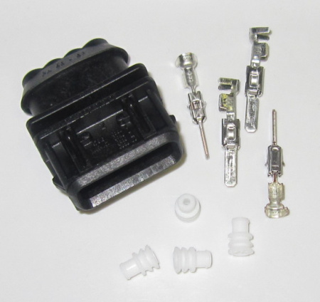 4 pole connector SET with JPT male pins and seals (1.5-2.5 mm2)