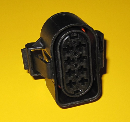 8 pole connector, JPT female pins, 2 rows (Eberspächer type)