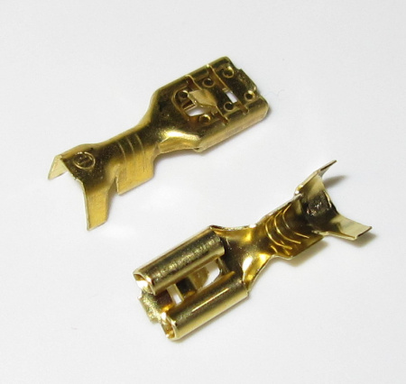 Terminal 4.8 mm for wire size 1.5 - 2.5mm² (B 2504 FL8) 100/box
