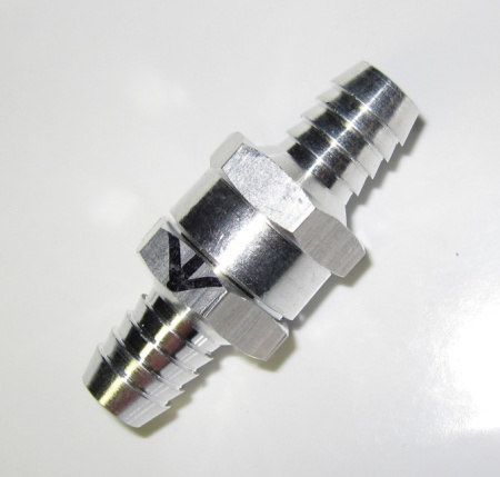 TAKAISKUVENTTIILI 12 mm LETKULLE / PUTKELLE, alumiinirunko