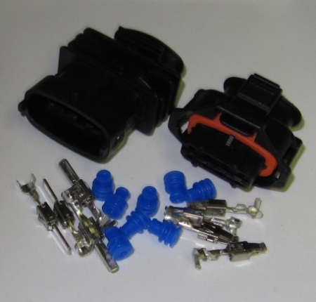 4 pole Compact connector pair for wire size 0.2 - 0.6 mm2 (JPT)