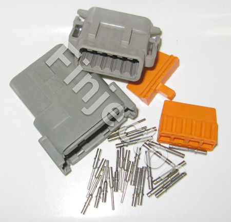 Deutsch DTM 12 pole connector pair for wire size  0.2-0.5 mm²