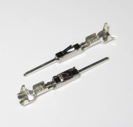 AMP Tyco MQS, Male Terminal,  0.5 -0.75 mm², only with ELA, Width 0.6 mm, QUAD