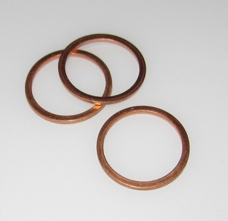 COPPER JOINT RING 18X22