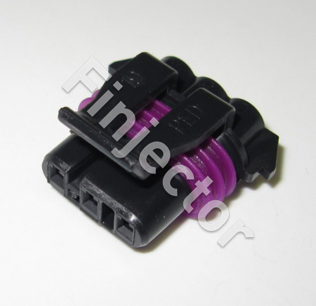 3 Way Gray Metri-Pack 150 Sealed Female Connector 