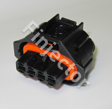 4 pole Compact connector 1.1m, Code 1, covered, BDK 2.8 (Bosch 1928403736)