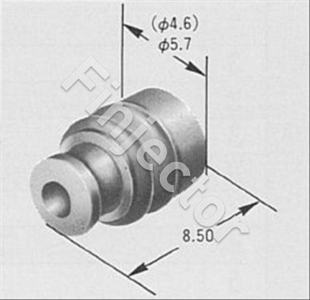 Connector Wire Seal 0.5-0.85 mm2, dark gray (Yazaki 7158-3007-10)