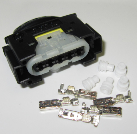 KKS SLK 2,8 ELA, 5 pole connector SET, 1- 2.5 mm², Code B Clip r+l