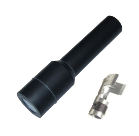 Straigth ignition connector set for spark plugs and coils (SAE)