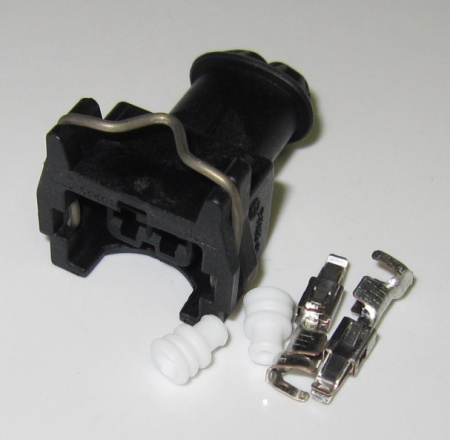 2 Pole FEMALE JPT SET for EV1 Injectors, sensors etc. 1.5-2.5 mm