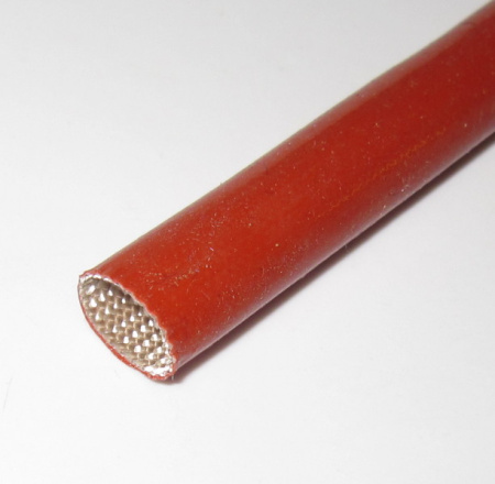 8 mm Isolating Silicone Sleeve, -60 - 220°C, voltage ins. 2.5 kV