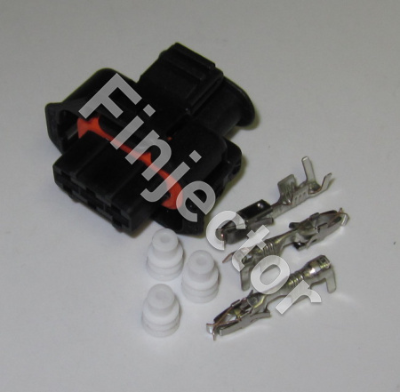 3 pole Compact connector  SET, 1.a, covered, JPT female 1.5 - 2.5 mm2