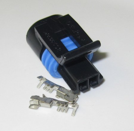 Delphi 2 Pole Metri-Pack 150.2 Pull-To-Seat Connector SET, 0.75 - 1 mm2
