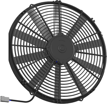 SPAL VA18-AP51/C-41A, 12V 385/414 mm, suctive (SP30101516)