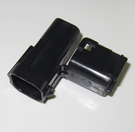 4 Way Black Weather Pack Shroud Sealed Male (pins) Connector, Delphi 12015024