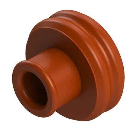 Single wire seal 5 - 10 mm2, diam 13.6 mm, RED/ ORANGE (Yazaki 7157-3581-80)