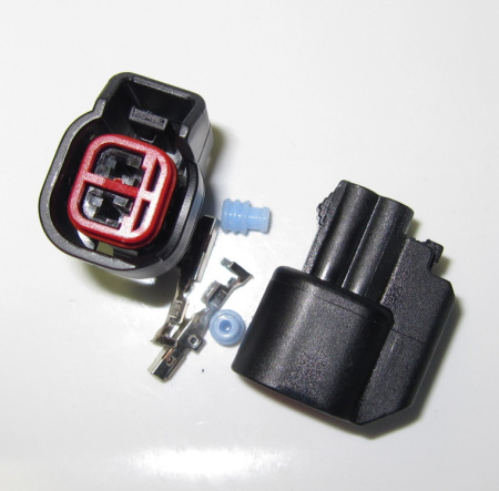 Connector set EV6/EV14 USCAR for 1 injector (housing + pins + seals)