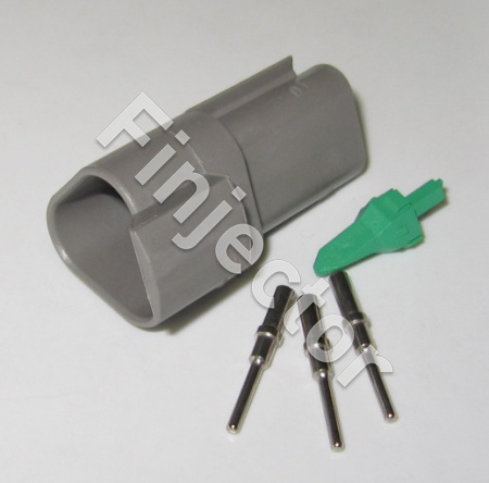 Deutsch DT 3-napainen naarasliitinsarja, 0.5-1 mm2