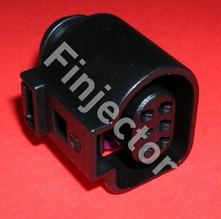 6 pole connector, JMT female pins, 2 rows. For LSU 4.9 lambda sensors.