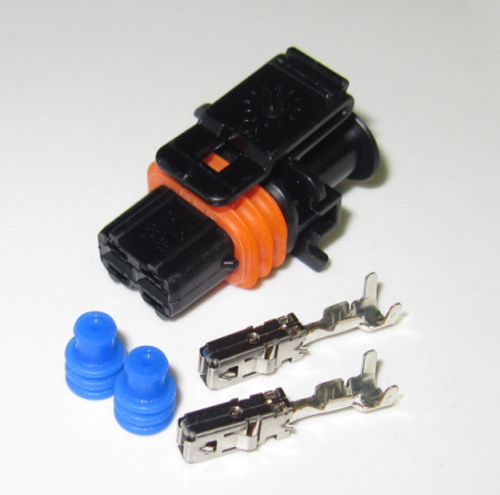 Compact connector  SET,1.1, 2 pole, Code 1, BDK 2.8, (0.5 - 1.0 mm2)