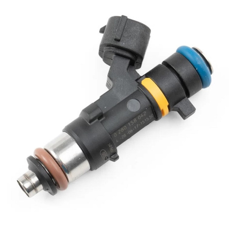 EV14-Suutin, 12 Ohm, 304cc, E19°, Nippon Denso (ND Sumitomo 45°), O-O 49 mm, Keskipitkä (Bosch 0280158042)