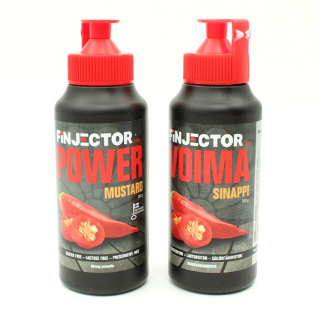 Finjector Power Mustard 300 grams, made in Finland