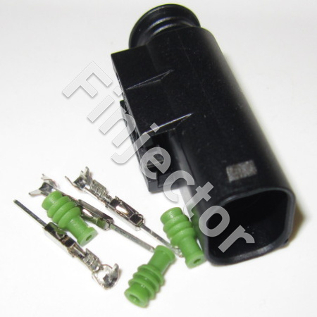 3-napainen liitinsetti 0.5 -0.75 mm², QUAD-male-pinnit (MQS)
