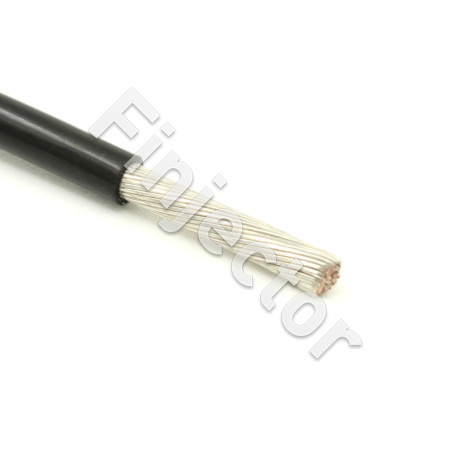 Chemical and heat resistant 1.5mm² auto cable, gasoline and ethanol compatible. BLACK (1,5ITCMUS)