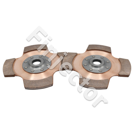 2 (VV) Kytkinlevyn paketti, Ceram, 7.25", 35mm akseli, 10 booria (TILTON 64185-8-VV-52)