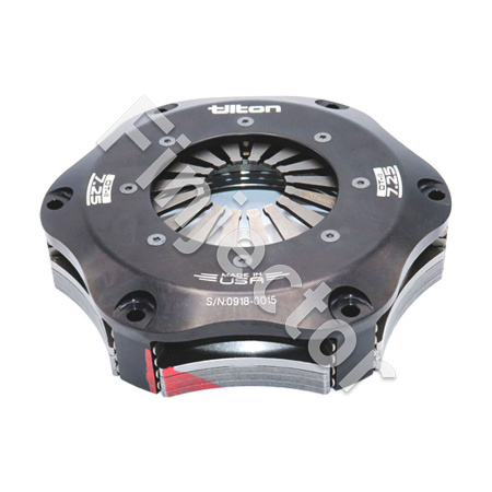 CLUTCH, METAL, 7.25", 4 PL, HR, DBL G, STEP, HD, (TILTON 66-504HGG)