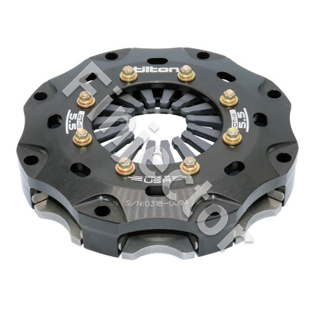 CLUTCH, METAL, 5.5", 1 PL, HR, WHITE, STEP, (TILTON 67-001HW)