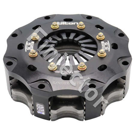 CLUTCH, METAL, 5.5", 4 PL, HR, ORANGE, STEP, (TILTON 67-004HORA)