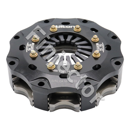 CLUTCH, METAL, 5.5", 3 PL, HR, ORANGE, POT, (TILTON 67-013HORA)