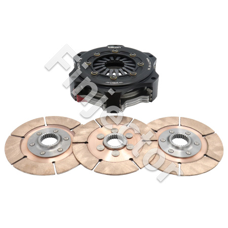 CLUTCH ASSY, 5.5" 3PL ULTRA, FINE SPLINE, 6-LEG, (TILTON 67-203HG-36)