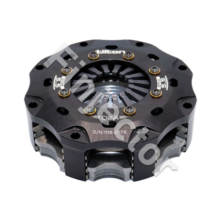 CLUTCH, METAL, 5.5", 4 PL, HR, GRY, STEP, HV DTY, (TILTON 67-504HG)