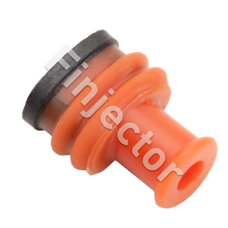 Single wire seal. Wire Insulation Dia.1.4-1.7 mm. ORANGE. (Yazaki 7157-3950-80)
