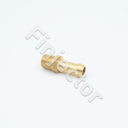 Letkukara 8 mm letkulle, kierre 1/8-27 NPTF, messinkiä. 8300-0810