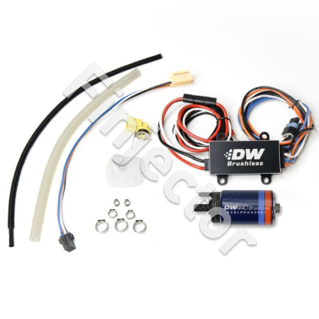 DW440 Brushless, 440lph in-tank brushless fuel pump + C102 controller w/ install kit for 2003-2013 Chevy Corvette