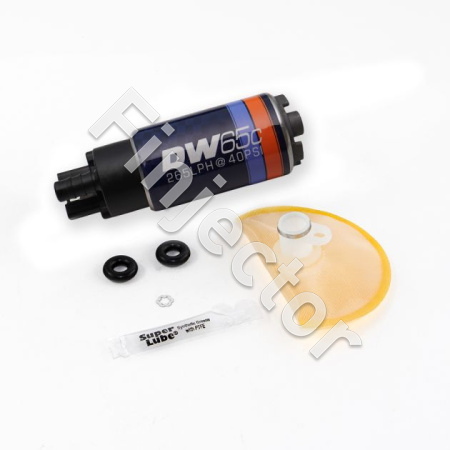 DW65C series, 265lph compact fuel pump without mounting clips and install kit for IV Gen Holden Commodore 07-13 6.0 V8