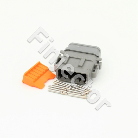 Deutsch DTM 12 pole male connector set, female pins 0.2-0.5 mm2