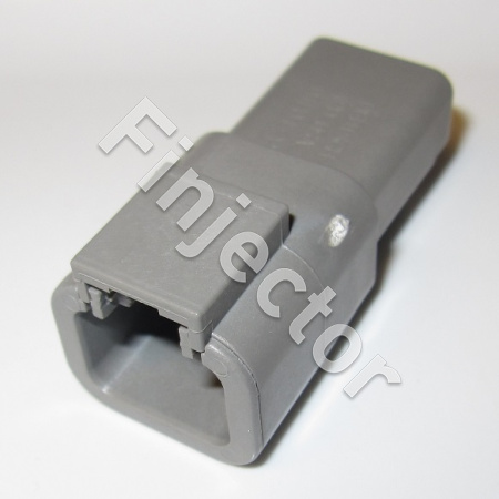 Deutsch DTP 2 pole connector, male pins wire size 2 - 6 mm2