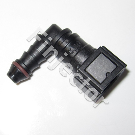 Pikaliitin 90 astetta, 9.49 mm (3/8"), 8 mm karalla (FLEX-A2)