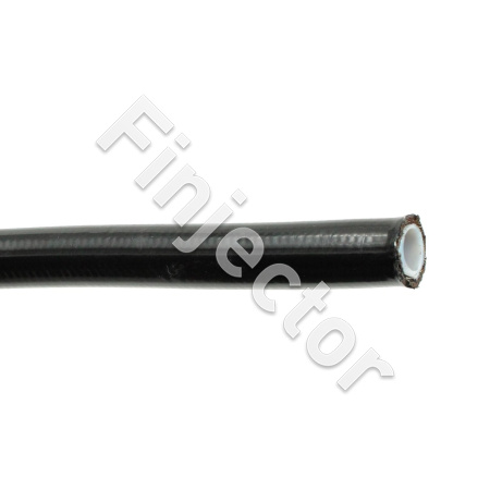 GB725 AN8 Teräspunosletku Teflon (PTFE), Mustalla muovikuorella, sisä 27/64" (10.67mm) ulko 35/64" (13.72mm) (GB0725B-08)